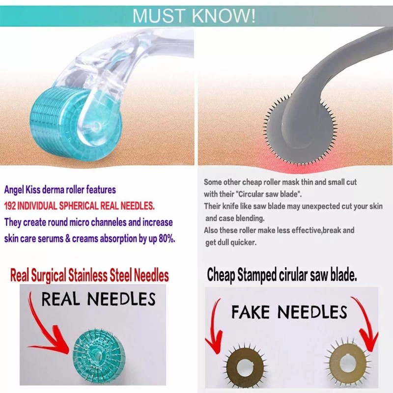 Angel Kiss Reales - Agujas Derma Roller 192 Micro Punción