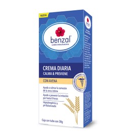 Benzal Crema, Cuidado Íntimo para Calmar y Prevenir la Comezón en la Zona Íntima, 1 Unidad, 30g