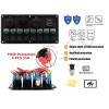 LLD_TK 8 Gang Toggle Switch Panel Breaker Green LED Voltmeter