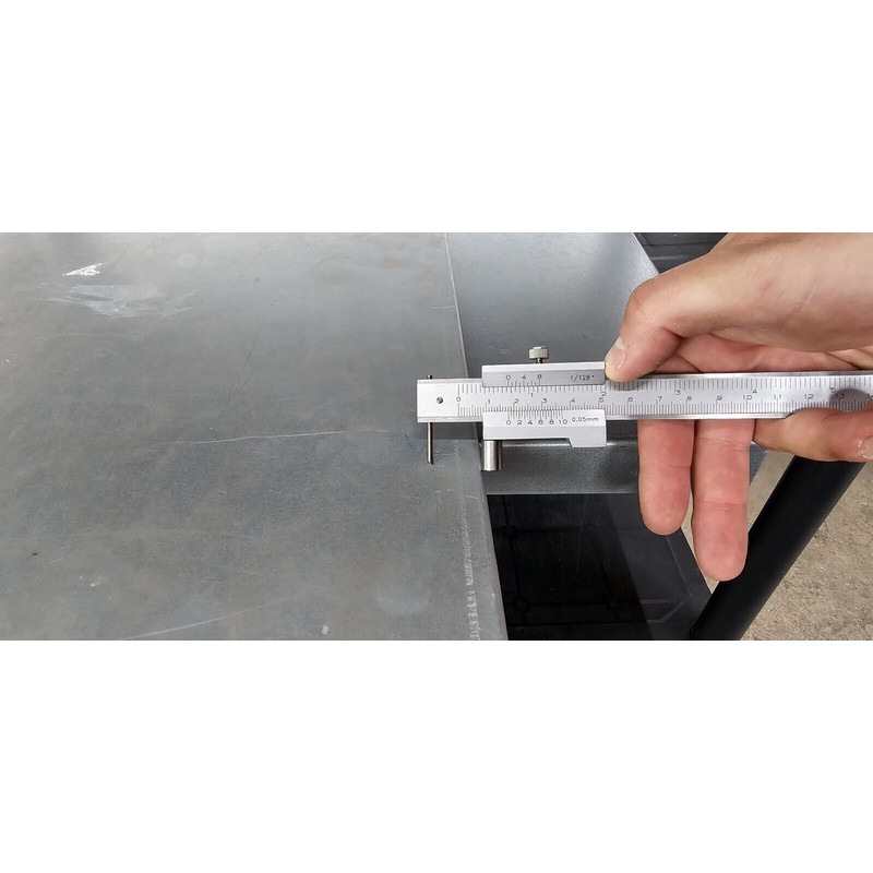 WRS Precision Scriber Caliper with Roller and Locking Screw, INOX,