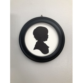 Cut Arts Inc Round Black 6" Picture Frame