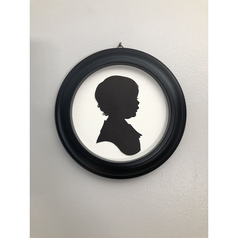 Cut Arts Inc Round Black 6" Picture Frame