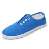 VenusCelia Blaze - Tenis de lona sin cordones para mujer,