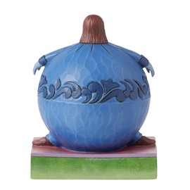 Enesco Willy Wonka and The Chocolate Factory by Jim Shore Violet Blowing Bubble Gum Blueberry Figurine, 4.5 Inch, Multicolor