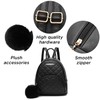 I IHAYNER Mini Backpack Purse Quilted Fashion Vegan Leather Small