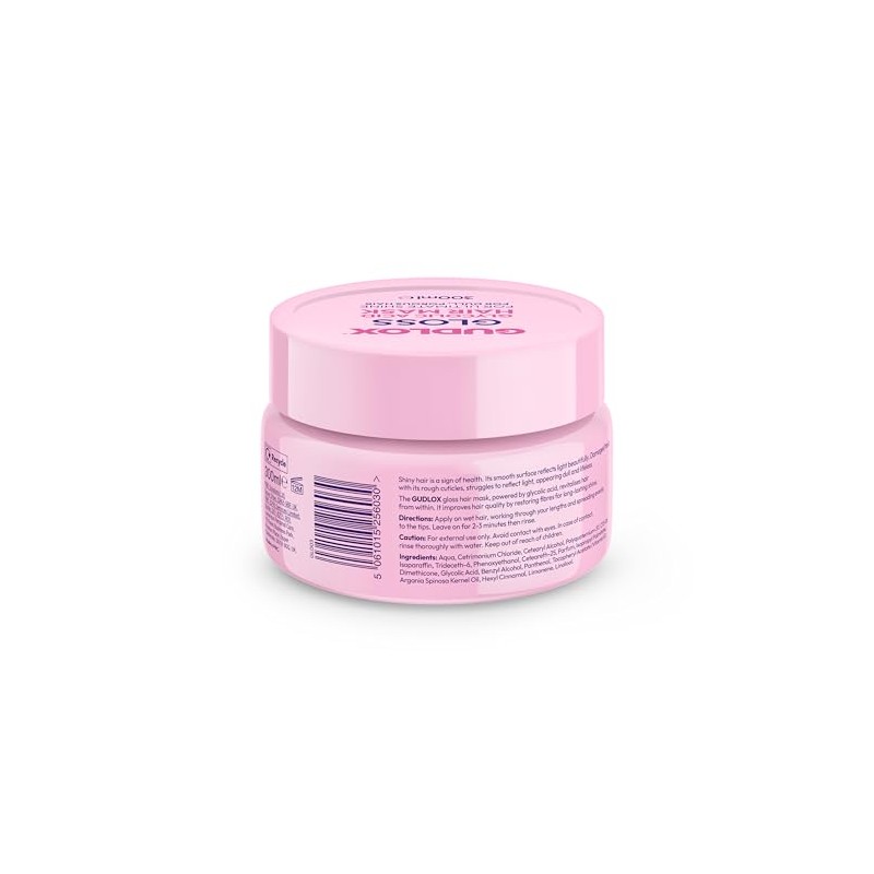 GUDLOX Glycolic Acid Hair Mask, Deep Hydrating Treatment, Frizz Control,
