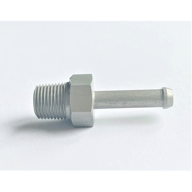 PrecisionGeek - Aluminium 1/8 NPT to 4mm 5mm (3/16) Aluminium