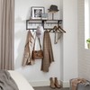 VASAGLE Laundry Room Shelf Wall Mounted, Coat Rack Shelf, with