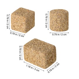 BESPORTBLE 12 Pieces Haystack Decoration Hay Bale Ornaments for Garden and Dollhouse Outdoor Scenes and Creative DIY Projects Made of High Quality