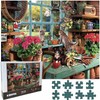 Puzzles 1000 Pieces Adult, Cat Puzzle with Letters on Back,