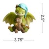 Gemmia Fairy Garden Dragon Figurine- Love Dragon