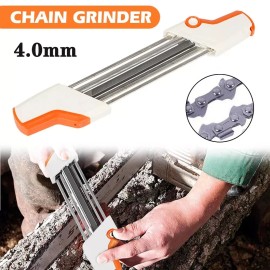For STIHL 2 in 1 4.0mm Easy File Chainsaw Chain Sharpener for Stihl 3/8" Diameter 5/32"