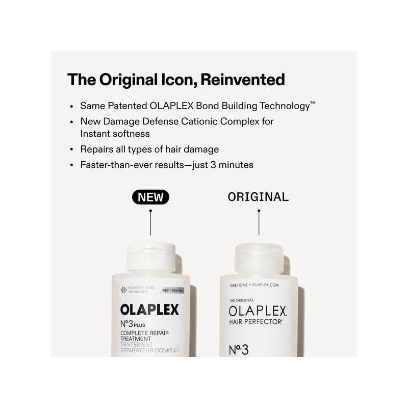 Olaplex N°.3PLUS Complete Repair Treatment: Pre-Shampoo, Repairs Damage & Future