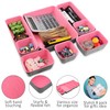 Newthinking Desk Drawer Organiser Trays, 8 Pack Square Organizer Box