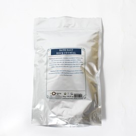 Mystic Moments Rock Crystal Bath Salts 1Kg | Natural Bath Soak for Muscle, Perfect for Skin, Face & Body 100% Natural Vegan GMO Free