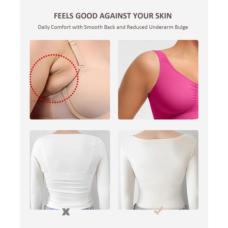 FeelinGirl Bras for Women No Underwire Bralettes Seamless Sleep Bra