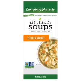 Canterbury Naturals Artisan Soup Mix, Chicken Noodle Soup Mix, Non-GMO, Makes 8 Servings, 6.5-Ounce Bag (Pack of 1)