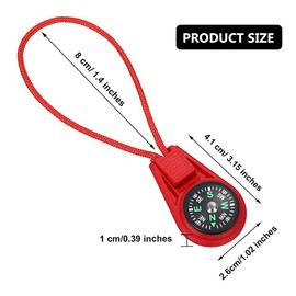 Mini Compass Hiking Compass Thumb Pocket Compass Navigation Compass Orientation Compass Kids Trailer Compass Survival Compass with 2 Carabiner Hooks