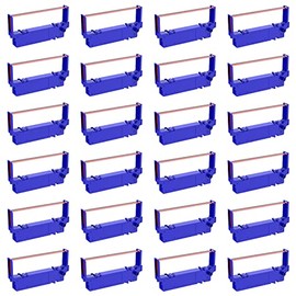 Bigger Compatible Ribbon Replacement for SP700 Printer Ribbon B/R Replacement for Star SP-700BR, RC-700BR, SP-712, SP-742 Ink Ribbon (Black and Red, 2