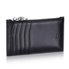 Leather Slim Card Holder, Tiny Small Credit Card Wallet ID