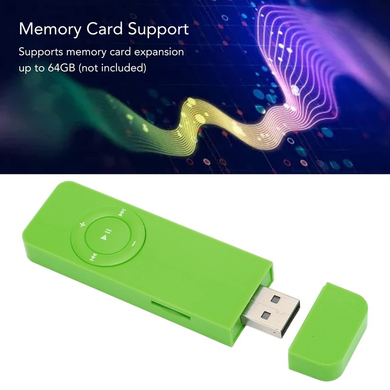 Compact and Portable MP3 Player, Lossless Sound, Supports Up to