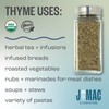 J Mac Botanicals Organic Thyme - 4 oz