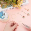 BENECREAT 0.5mm Gold Plated Copper Wire, Beading Craft Wire, Gold,