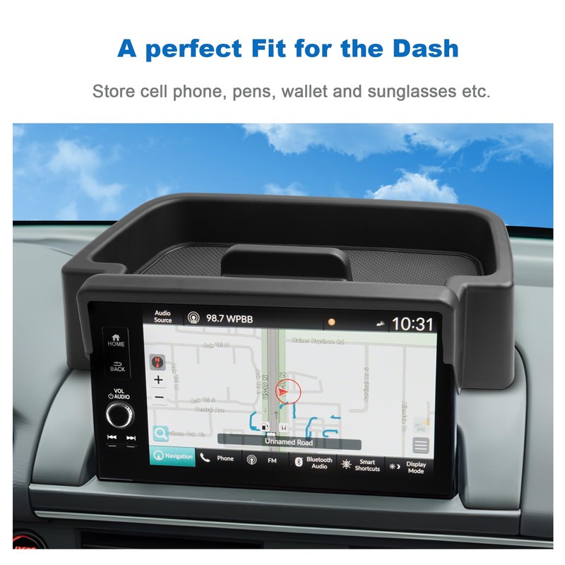 CDEFG Dashboard Storage Tray for 2023-2025 Honda Pilot 9-Inch Screen