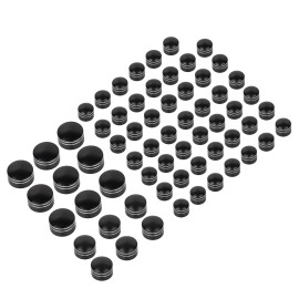 Unbranded CNC Black Cut Engine Topper Bolt Caps For Harley Fat Boy Heritage Springer FLSTS