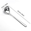 IMEEA 8-inch Mini Ladle Deep Soup Spoon SUS304 Stainless Steel