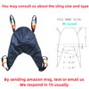 doudouX Patient Lift Sling, Fullbody/univesal Sling with Solid high-Back, Head/Neck/Back/Butt