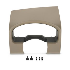 PIT66 Beige Instrument Cluster Dash Bezel Trim, Compatible with Ford F150 2004 2005 2006 2007 2008/ Fit for Lariat Models