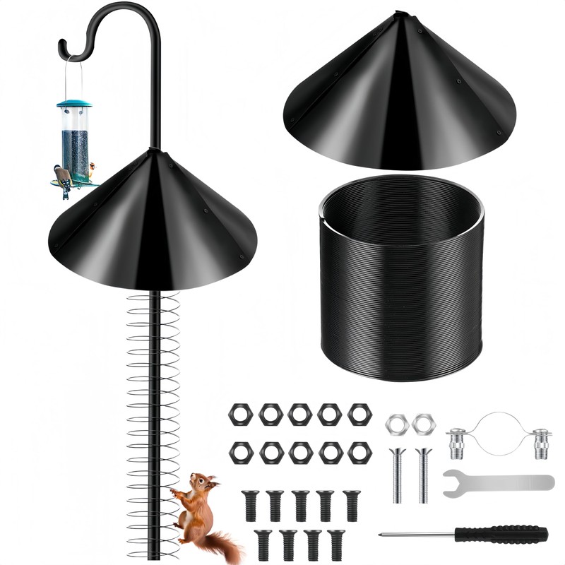 Shimeyao 19 Inch Squirrel Baffle and Squirrel Barrier Spring Device