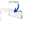 BANBERRY DESIGNS Clear Acrylic Display Risers - Set of 3
