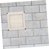 Mobestech 4 Plastic Louvered Vent Cover Air Conditioning Outlet for