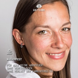 Akitsune Delight Earring for Women, Elegant 316L Stainless Steel Earring for Women, Waterproof and Hypoallergenic, 1.20 cm Diameter, 2.5 mm Bead Hoop Earrings, Stainless Steel