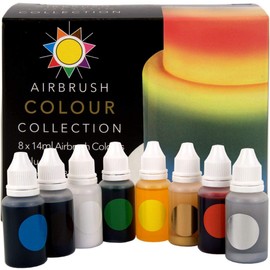 Sugarflair Airbrush Colours Multipack - Pack of 8