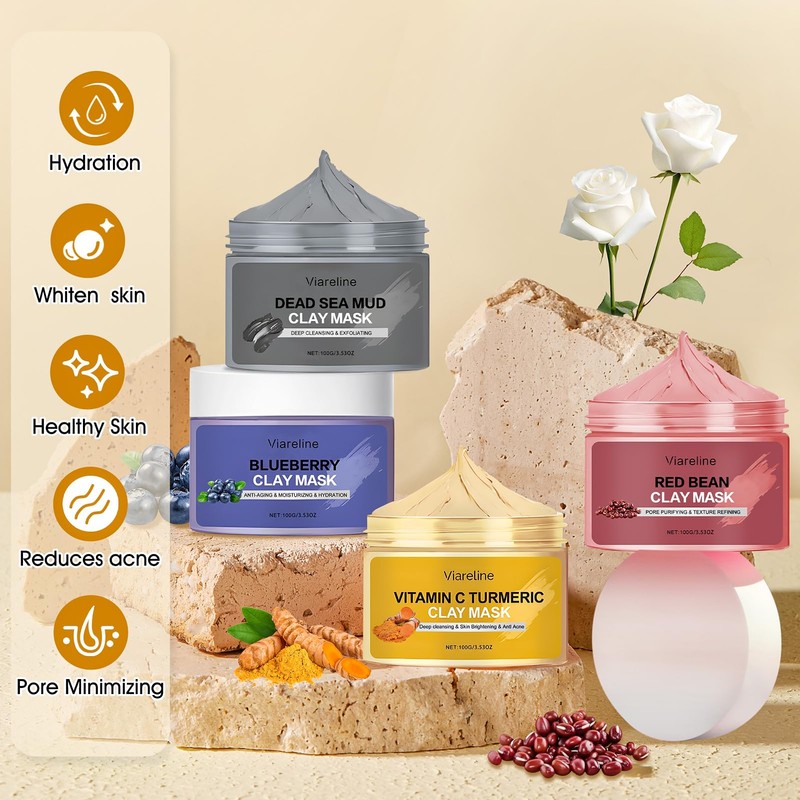 Women's Face Care Set, Face Mask Set, Beauty Set