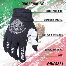 Motocross Motorcycle Dirt Bike Mexico Gloves Motorbike Riding Bike Gloves MTB ATV MX Off Road Racing Sports Cycling Glove