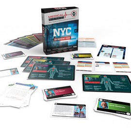 Buffalo Games - Medical Mysteries: NYC Emergency Room - New Game Night Staple - Escape Room - Cooperative Strategy Game - Adult Party Game - Ages 14 and Up