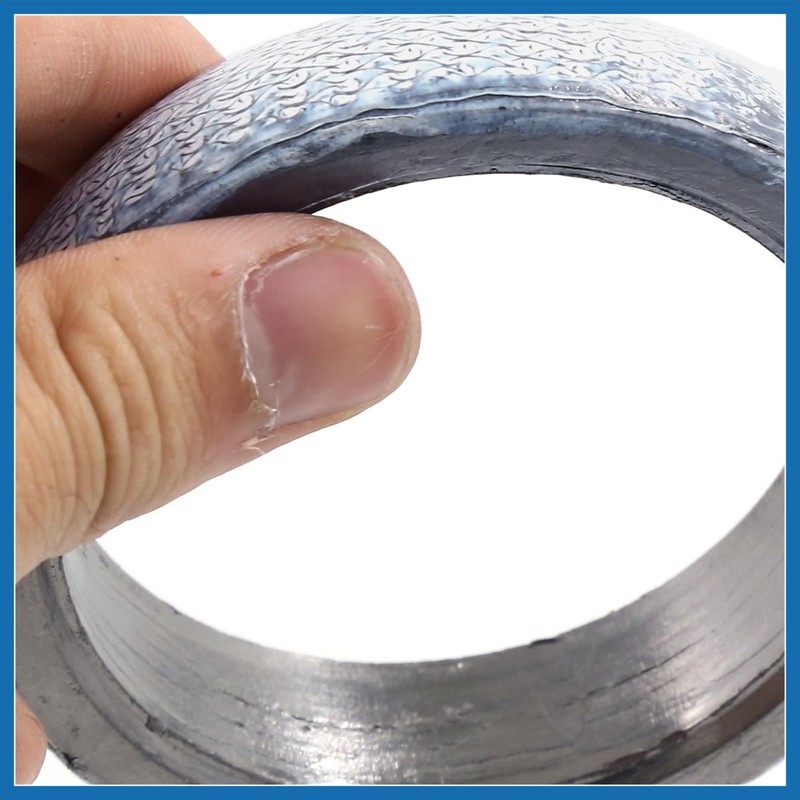 A ABSOPRO Car 65mm Inner Dia Graphite Exhaust Donut Gasket