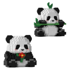 QMEAKMONY Mini Building Blocks Panda Sets Cute Micro Mini Panda Building Bricks for Adults Micro Nano Bricks Perfect Party Favors for Teenagers. (337 PCS)
