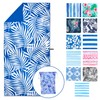 NewLyfe Sand Free Microfiber Beach Towel - Quick Dry, 180x90cm