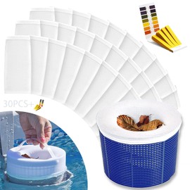 31 pieces skimmer socks, skimmer filter socks, skimmer nets for fine filtering, skimmer net pool, filter socks pool, pool socks, skimmer stocking, filter for skimmer pool, reusable skimmer basket net