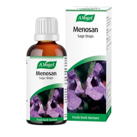 A.Vogel A.Vogel Menosan Sage Drops | Extracts of Organically Grown Fresh Sage | Herbal Food Supplement | Suitable for Vegans | 100ml