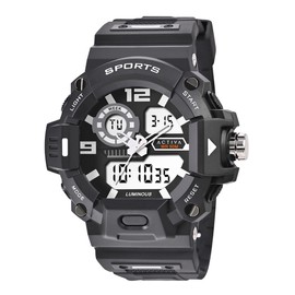 INVICTA Shock Resistant Watch Black Band with Grey dial