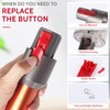 Kuflant 2 Pack Wand Tube/Cleaner Head Clip Latch Tab Button