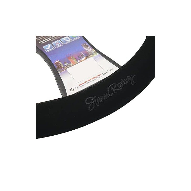 Simoni Racing CVT/27 Universal Steering Wheel Cover, Carrera Look