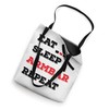 Vintage BJJ Eat Sleep Armbar Repeat Grappling Jiu Jitsu Tote