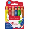Faber-Castell Grippy 110630 Colouring Pencils Set, 6 Colouring Pencils for